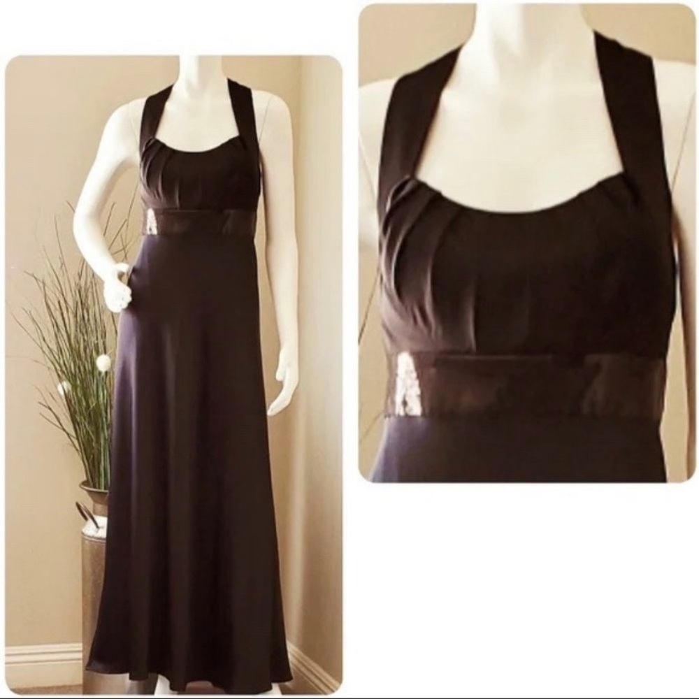 Black Calvin Klein Black Evening Gown Size 4 - Picture 8 of 8